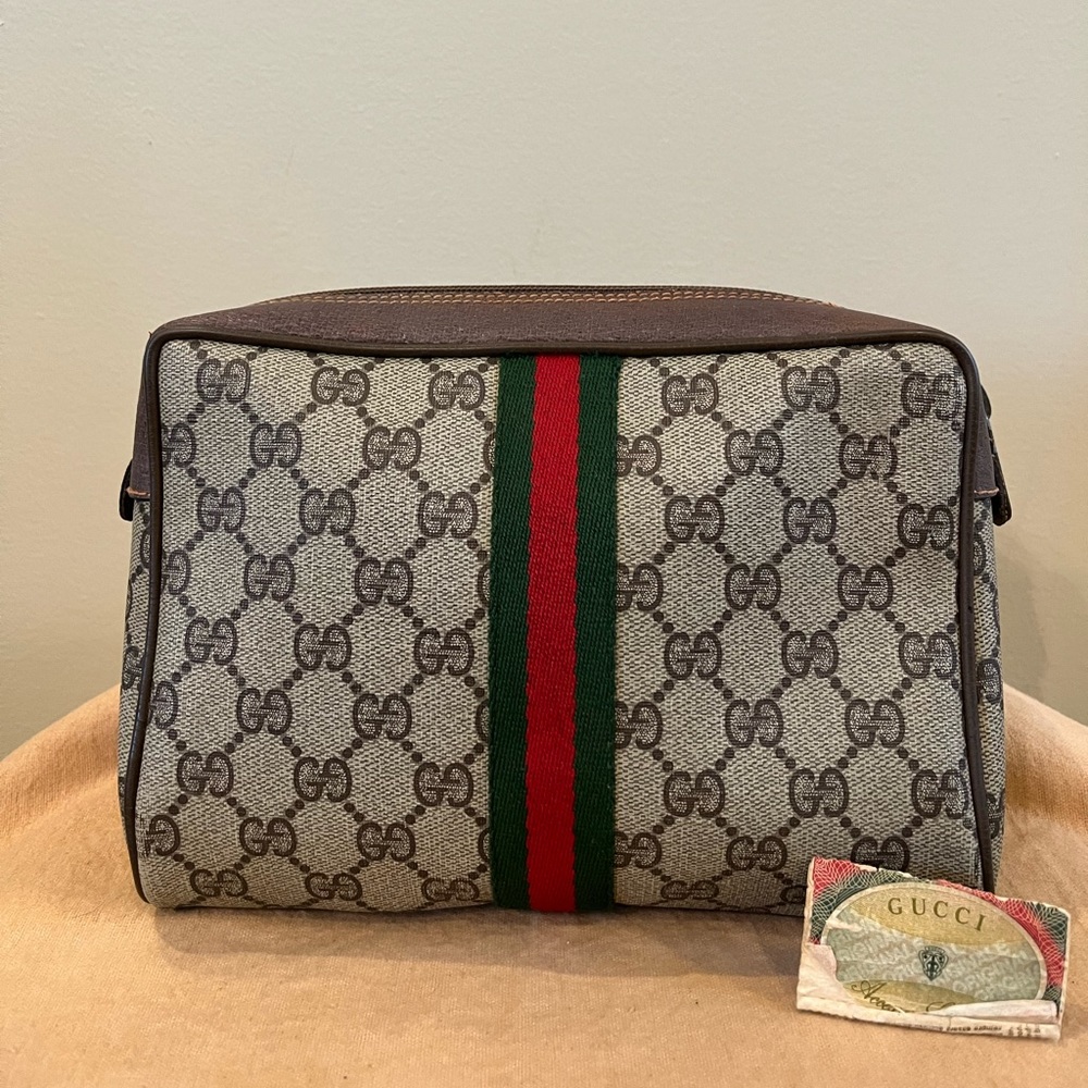 💯 Gucci Sherry line clutch, toiletry